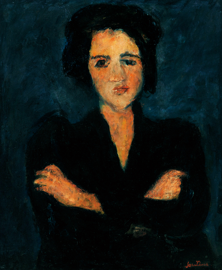  Chaim Soutine —— 双臂合抱的女子